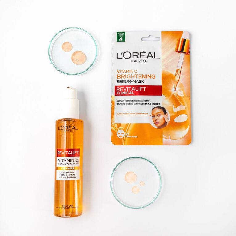 L'Oreal Paris Revitalift Vitamin C + Salicylic Cleanser 150ml, , hi-res