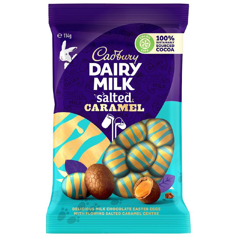 Cadbury Salted Caramel Mini Eggs 114g The Warehouse