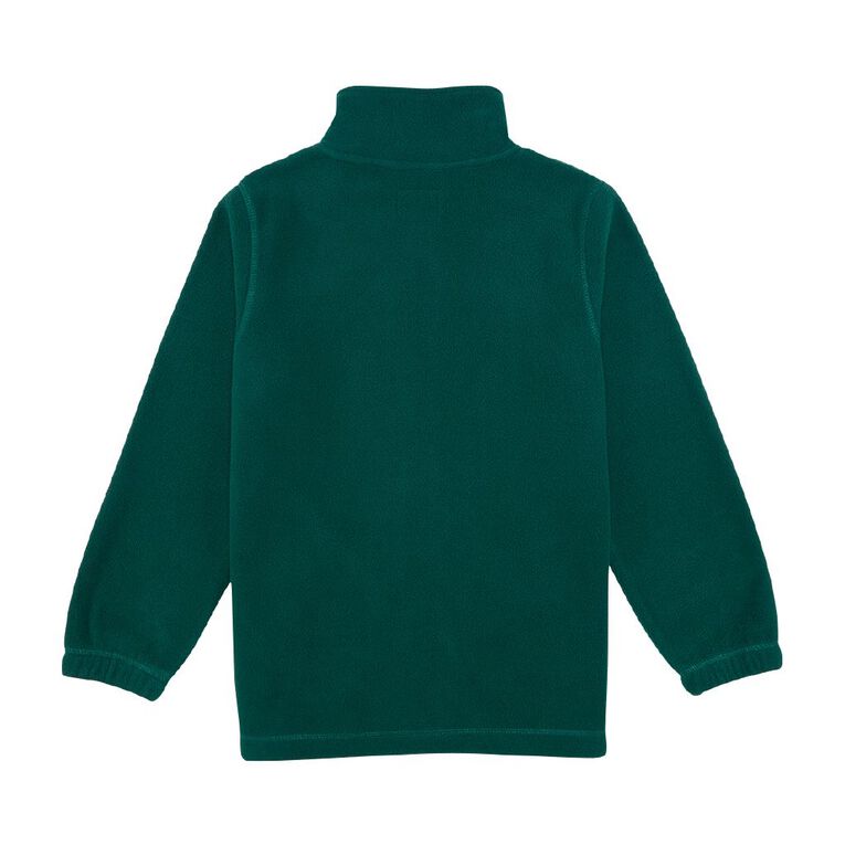 Schooltex Katikati Primary Polar Fleece Jacket with Badge, Bottle Green, hi-res