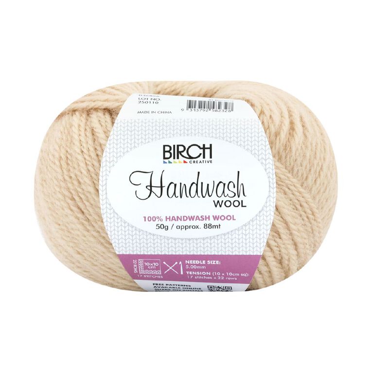 Birch 100% Handwash Wool 50G Biscotti, , hi-res