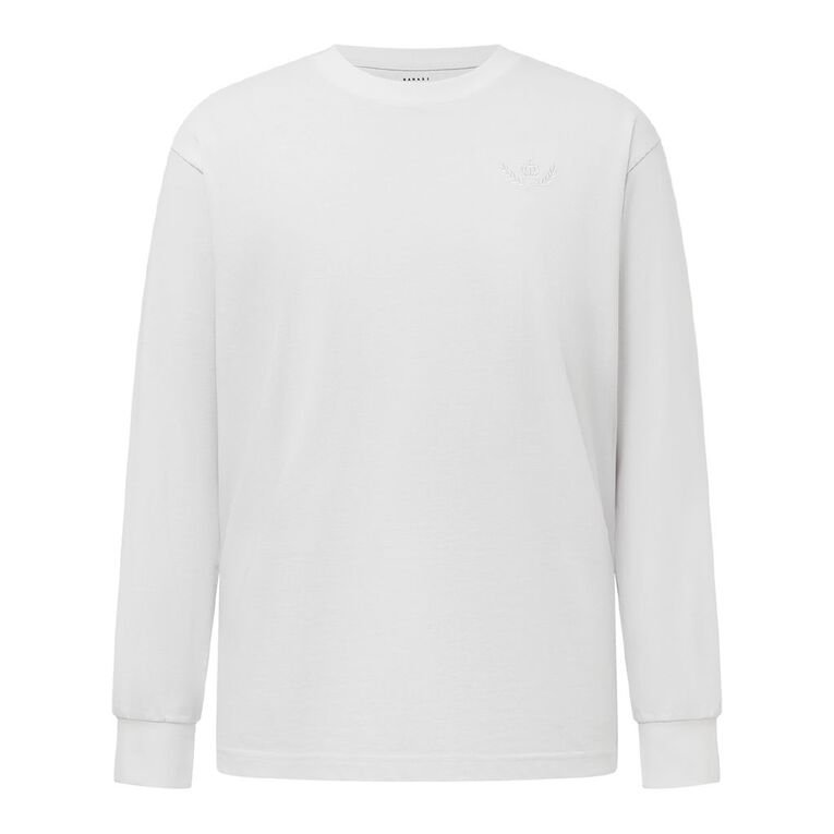 Garage Men's Heavyweight Boxy Tee, White, hi-res