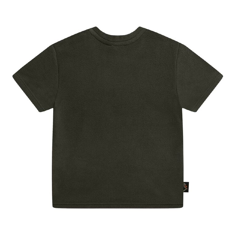 Back Country Kids' Short Sleeve Fleece Tee, Green, hi-res