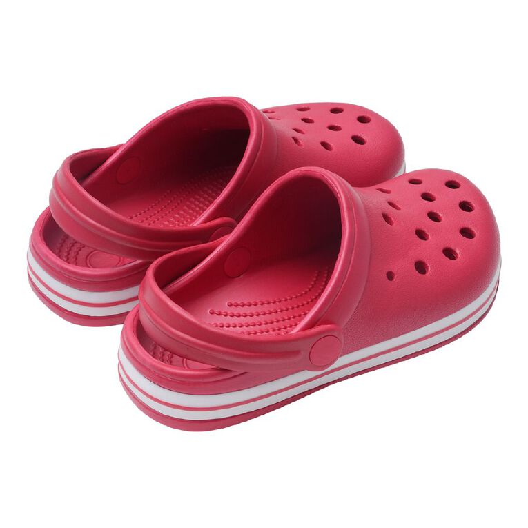 Young Original Senior Kids' Jack Frog Clog Shoes, Red, hi-res