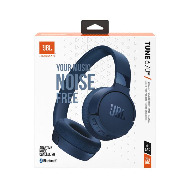 JBL Tune 670 Noise Cancelling Headphones Blue, , hi-res