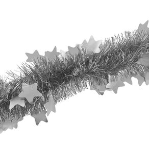 Wonderland Glitz Tinsel Silver 2m