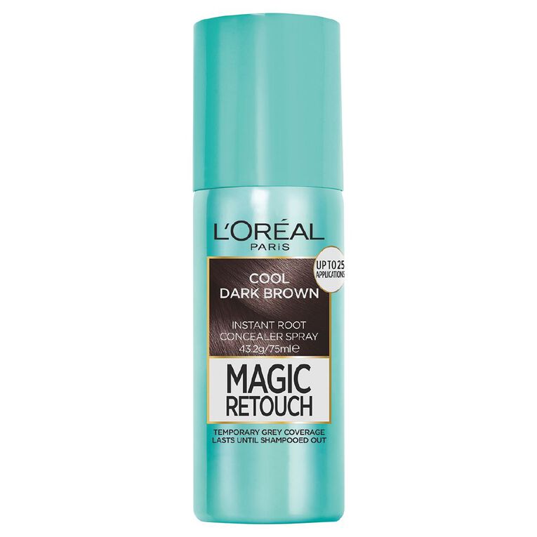 L'Oreal Paris Magic Retouch Hair Colour Cool Dark Brown 8, , hi-res