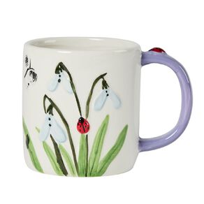 Living & Co Lady Bug Meadow Mug Purple/White