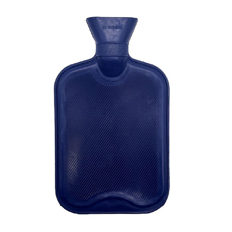 Living & Co Hot Water Bottle Blue Mid, , hi-res