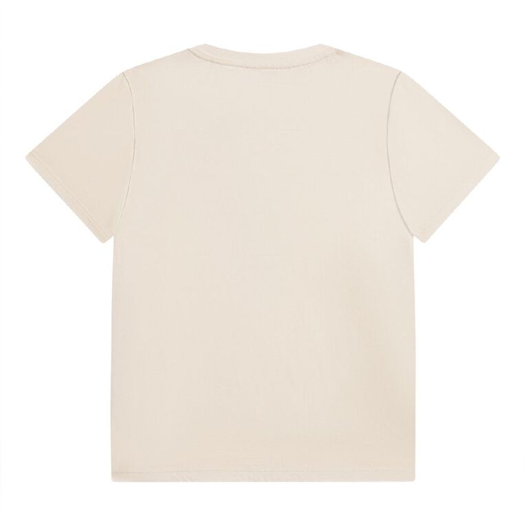 Young Original Short Sleeve Print Tee, Cream, hi-res