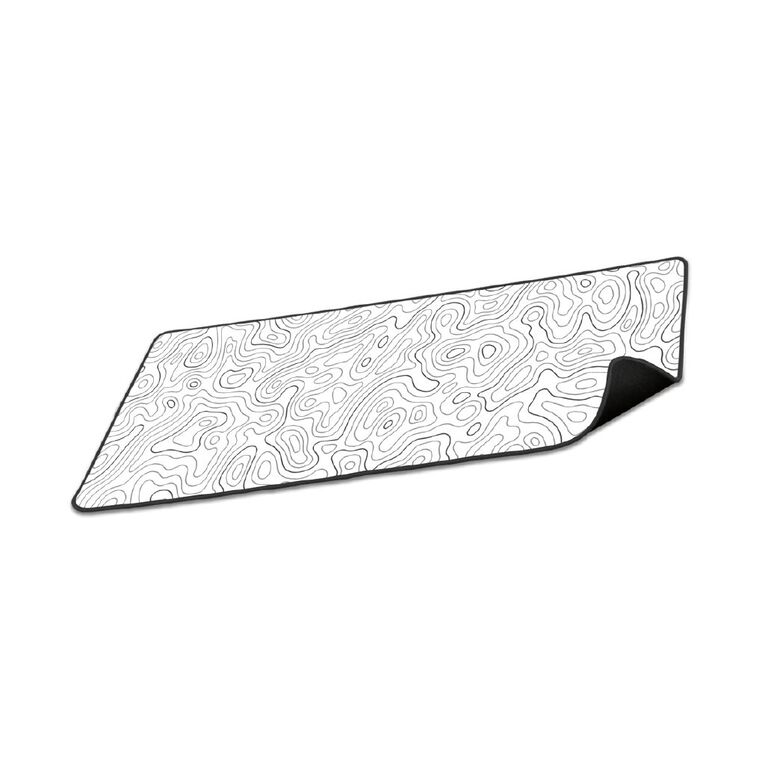 Playmax Topography X2 Mouse Mat White, , hi-res