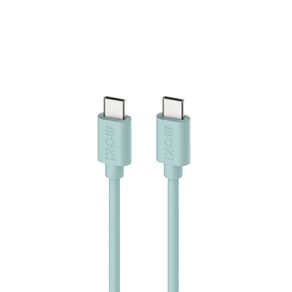 Moki USB-C to USB-C SynCharge Cable 1m - Pastel Green