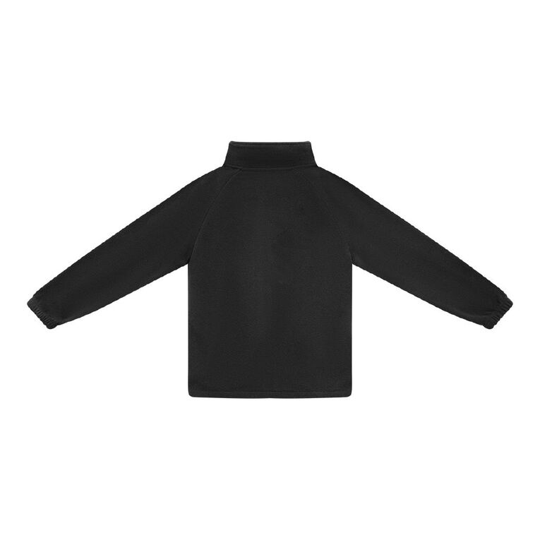 Young Original Microfibre Zip-Thru, Black, hi-res