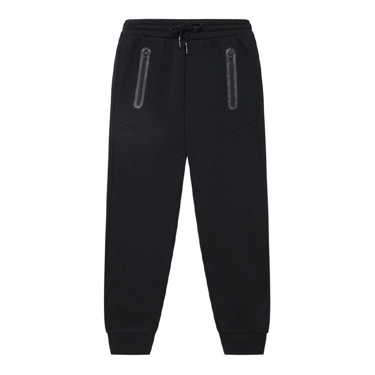 Young Original Zip Pocket Trackpants, Black, hi-res