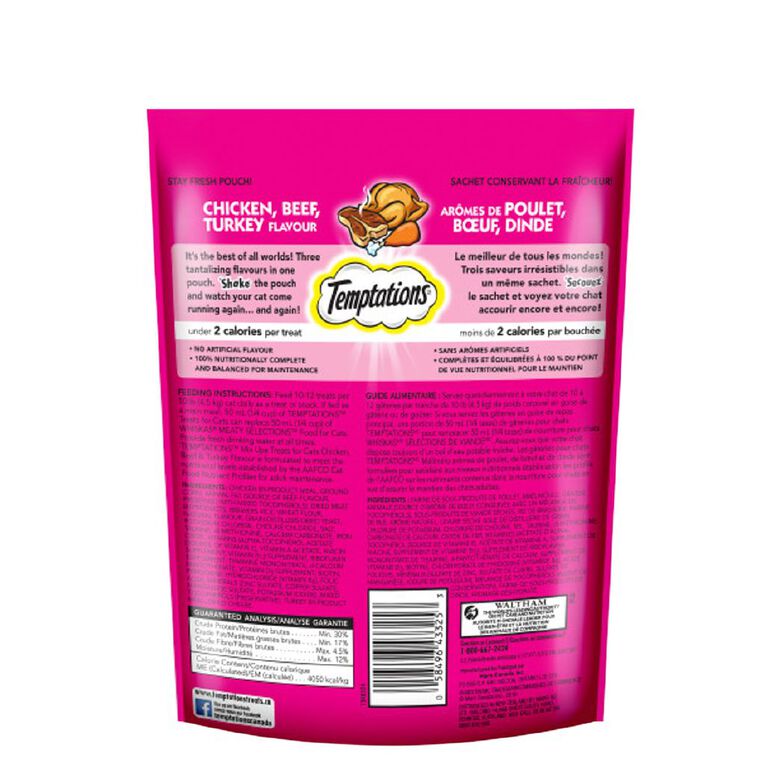 Temptations Mix Ups Chicken Beef & Turkey Mega Pack Cat Treats 180g, , hi-res