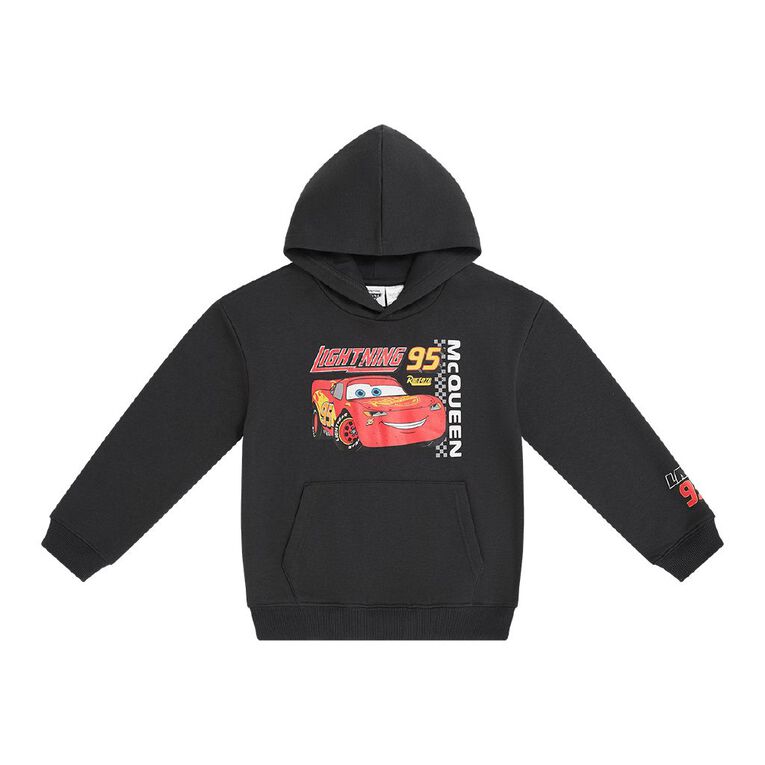 Cars Printed Pullover Hoodie, Grey Dark, hi-res