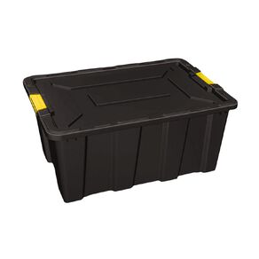 Living & Co Heavy Duty Storage Box Black 100L Black 100L