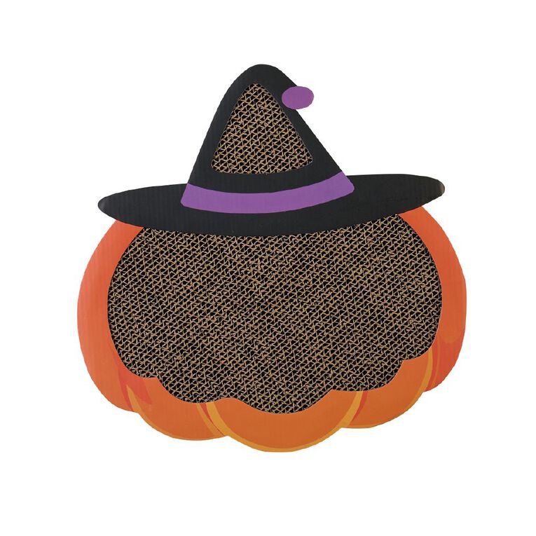 Scarehouse Pumpkin Cat Scratcher, , hi-res