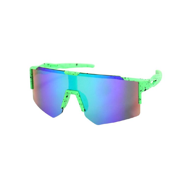 H&H Kids' Shield Sunglasses Green, , hi-res
