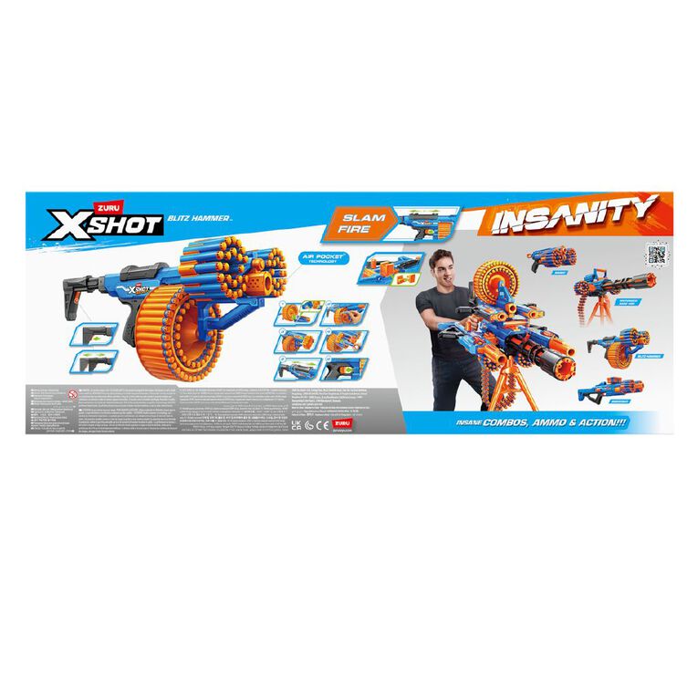 Zuru Insanity Series 1 Blitz Hammer 48 Darts, , hi-res