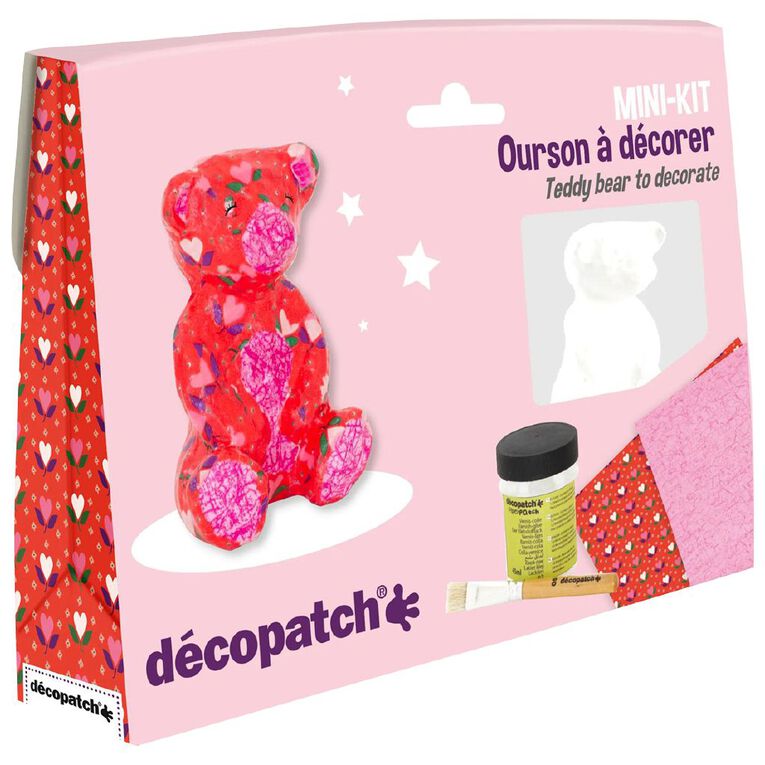Decopatch Decopatch Mini Kit Teddy Bear, , hi-res