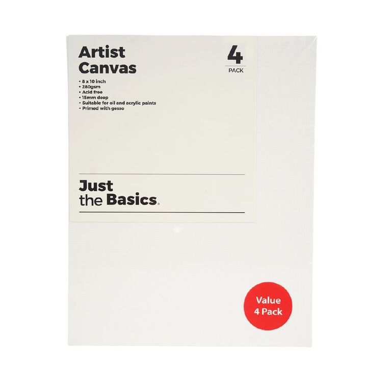 Just the Basics Canvas 8 x 10 Inch, , hi-res