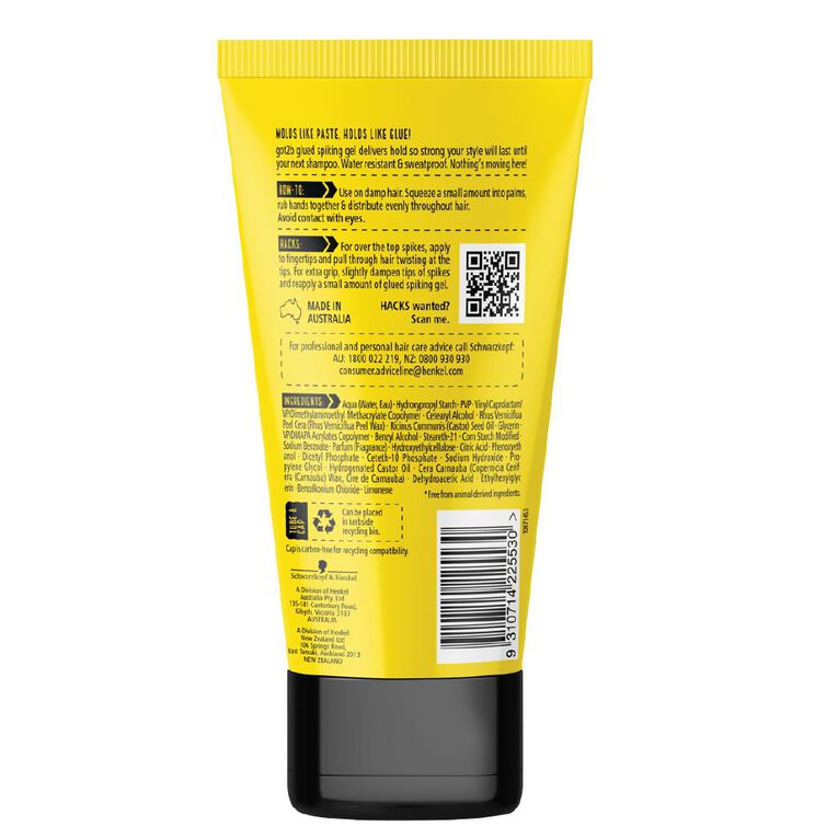 Schwarzkopf got2b Spiking Glue Gel 150ml, , hi-res