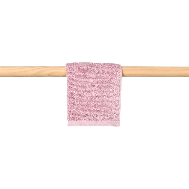 Living & Co Plush Plain Face Towel Lilac, , hi-res