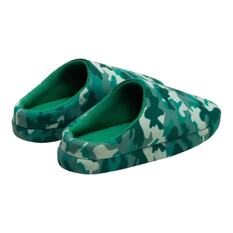 Young Original Senior Kids' Essential Slippers, Green, hi-res