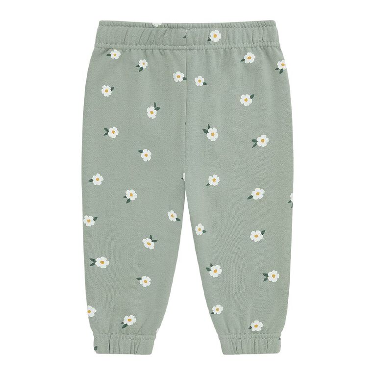 Young Original Toddler Girls' Print Trackpants, Green Mid, hi-res