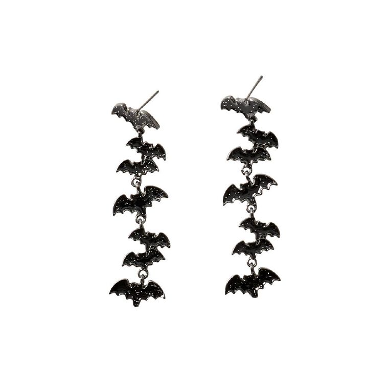 Scarehouse Bat Earrings, , hi-res