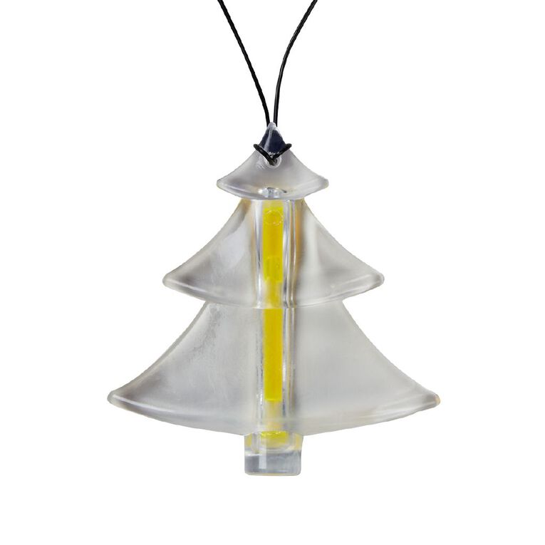 Wonderland Novelty Christmas Tree Glow Necklace, , hi-res