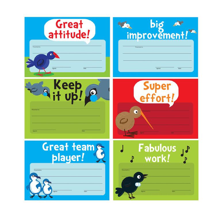 Learning Toolbox Reward Certificates Pukeko 30 Pieces A5, , hi-res