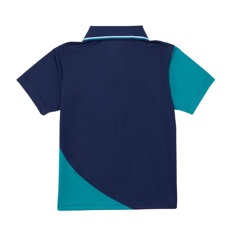 Schooltex Moanataiari Short Sleeve Polo with Embroidery, Jade, hi-res