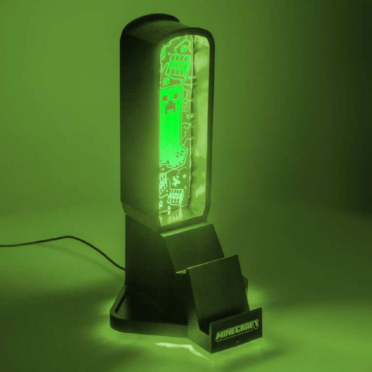 Paladone Minecraft Desk Headphone Stand With Light, , hi-res