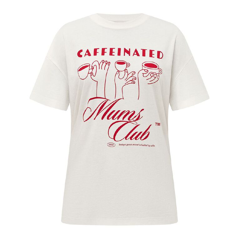 H&H Women's Short Sleeve Mothers Day Tee, White, hi-res