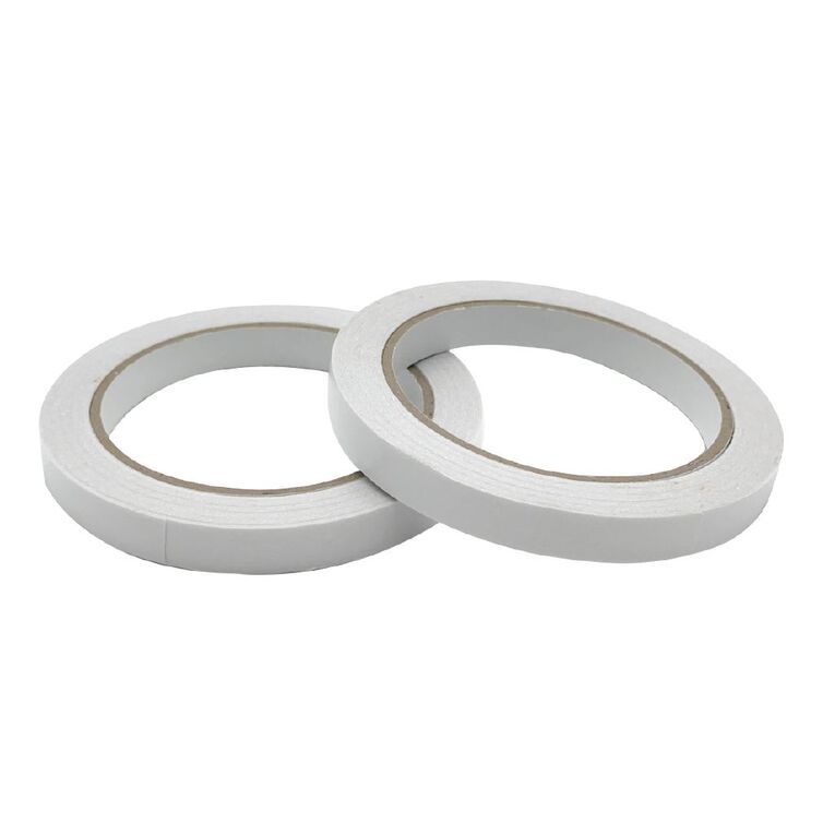 Uniti Double Sided Tape 12mm x 20m 2 Pack, , hi-res