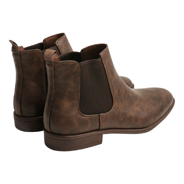 H&H Men's Cyrus Slip On Boots, Brown, hi-res