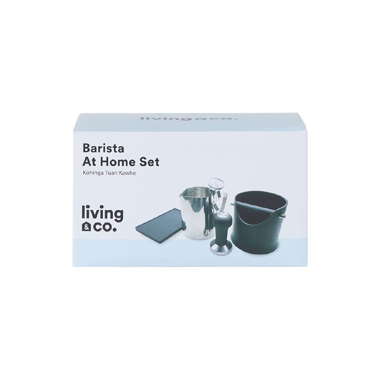Living & Co Barista at Home 5 Piece Set Black, , hi-res