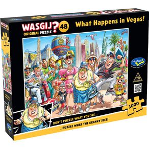 WASGIJ Original 48 What Happens in Vegas 1000 Piece Puzzle