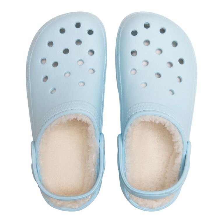 Young Original Senior Kids' Lined Frog Clog Shoes, Blue Light, hi-res