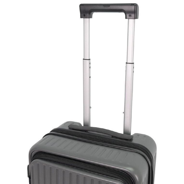 Wander Hard Textured Carry On Suitcase with Dual Open, , hi-res