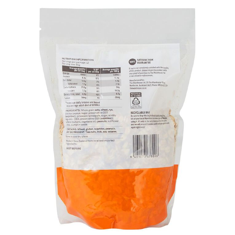 Market Kitchen Fruit and Nut Muesli 600g, , hi-res