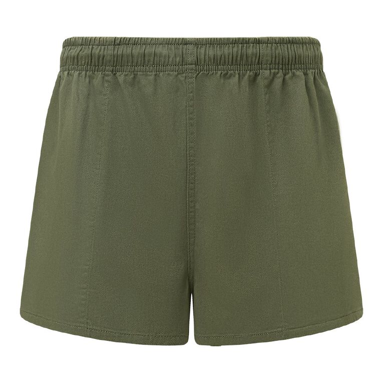 H&H Men's Rugger Shorts, Green Dark, hi-res