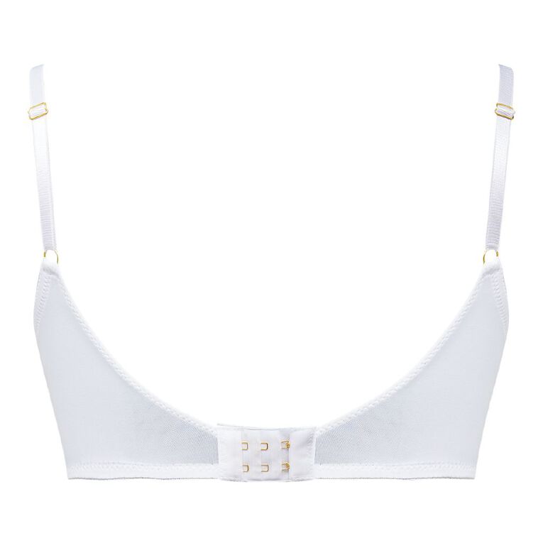 H&H Women's Push Up Bra White The Warehouse