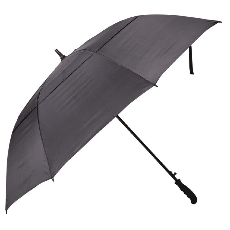 H&H Vented Umbrella, Black, hi-res