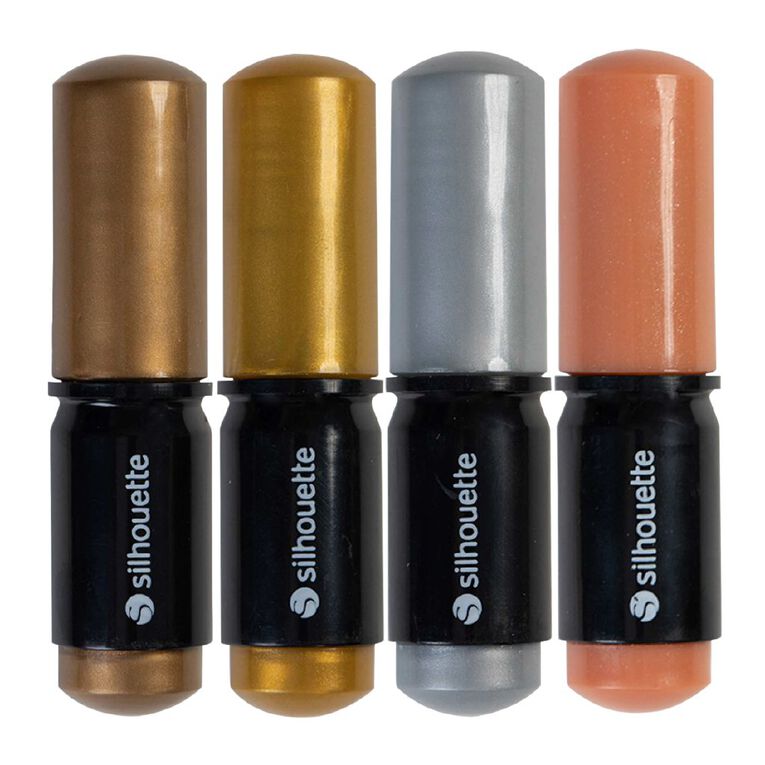 Silhouette Sketch Pen Set Metallic 4 Pack, , hi-res