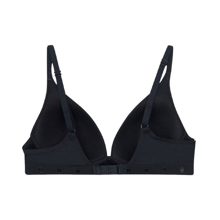 B FOR BONDS Women's Wirefree Tee Bra, Black, hi-res