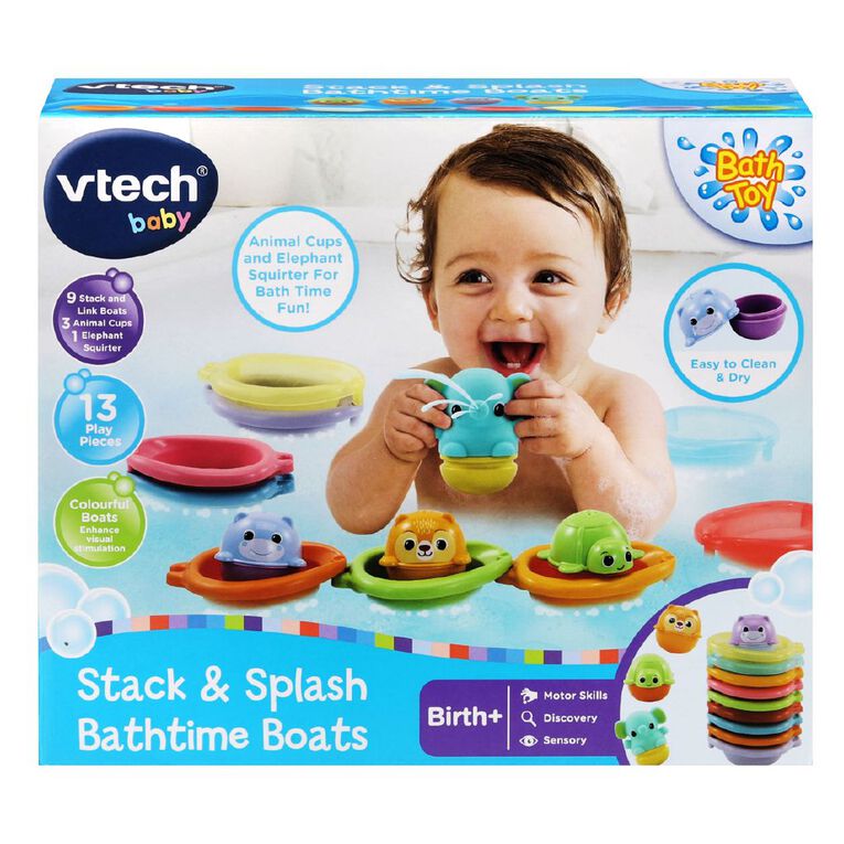 Vtech Stack & Splash Bathtime Boats, , hi-res
