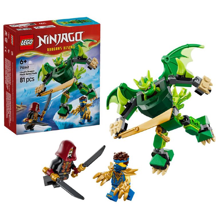 LEGO Ninjago Lloyds Dragon Mech Battle Pack 71862, , hi-res