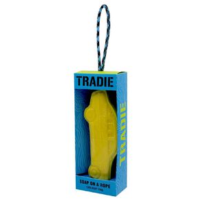 Tradie Yellow Car Soap On A Rope Yellow